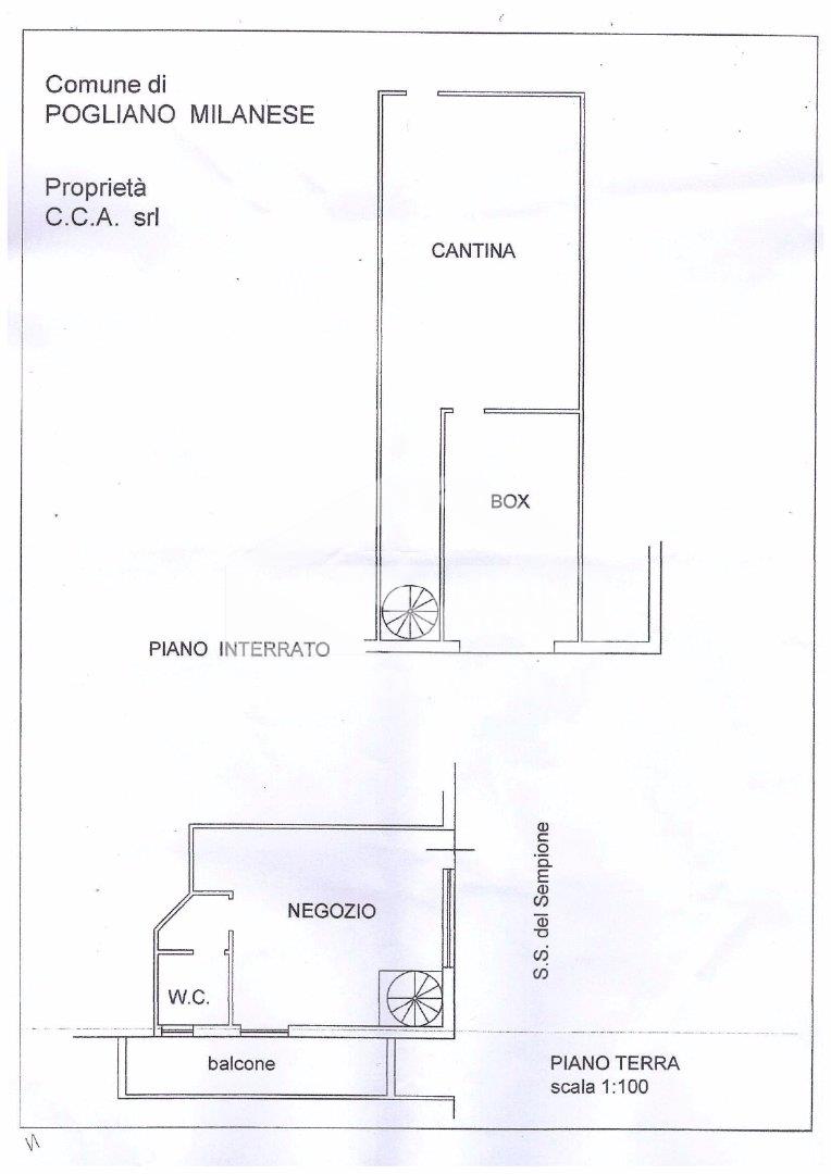 Negozio in affitto a Pogliano Milanese