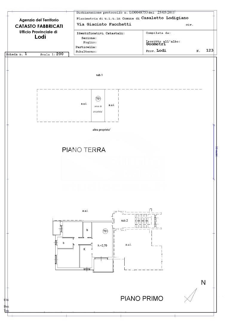 Appartamento in vendita a Casaletto Lodigiano