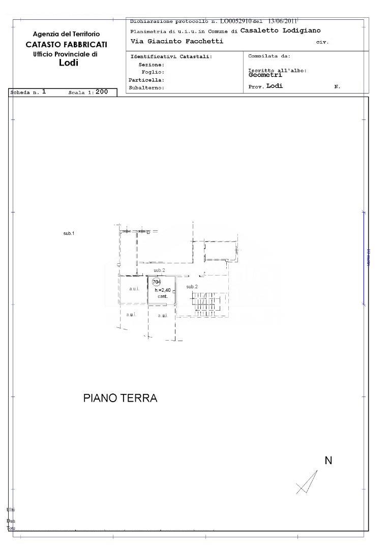 Appartamento in vendita a Casaletto Lodigiano