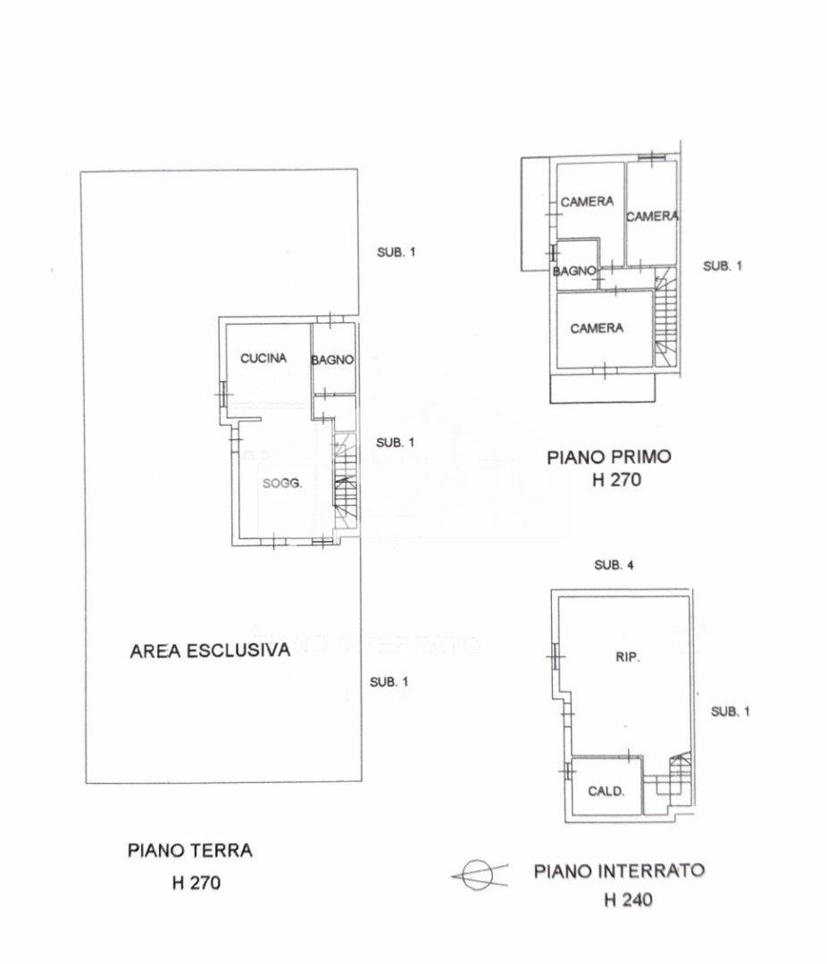 Villa a schiera di testa in vendita a Endine Gaiano