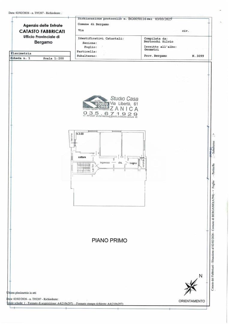 Appartamento in vendita a Bergamo
