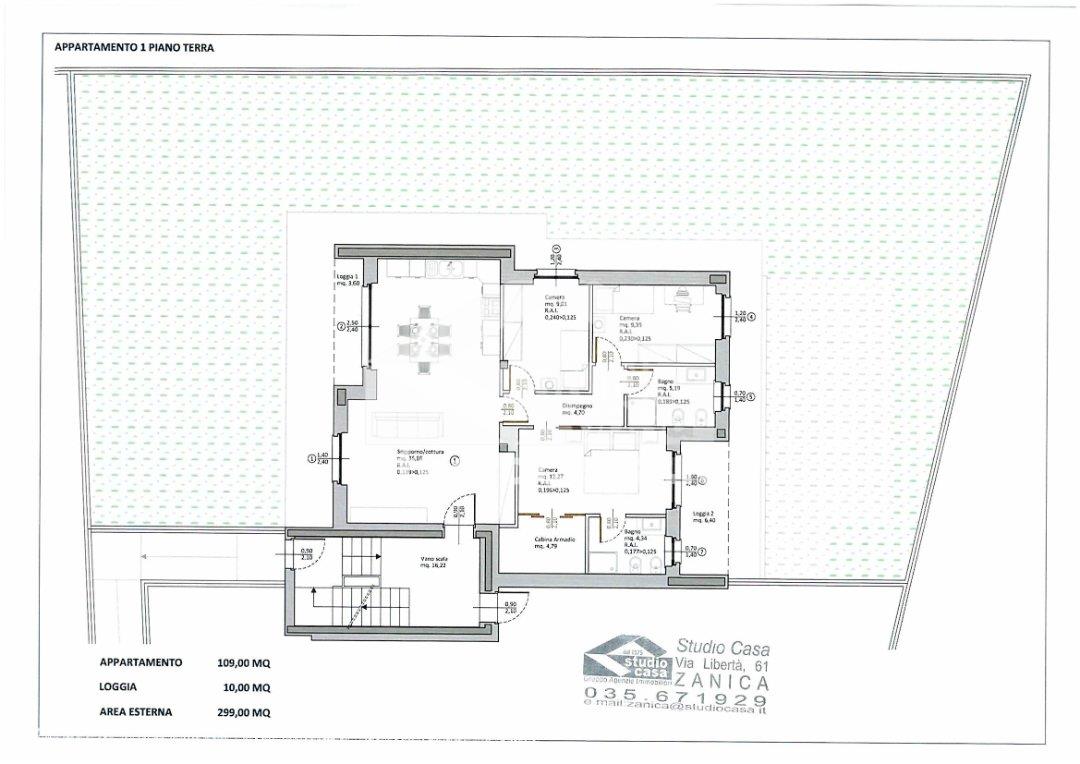 Appartamento in vendita a Zanica