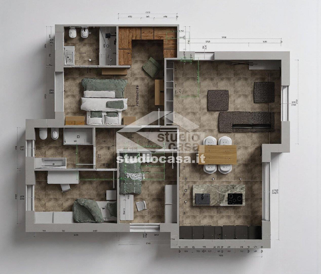 Appartamento in vendita a Azzano San Paolo