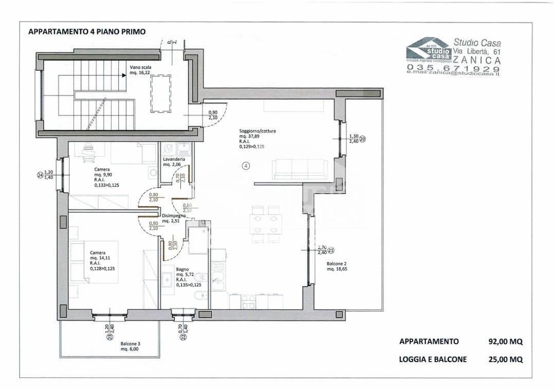 Appartamento in vendita a Zanica