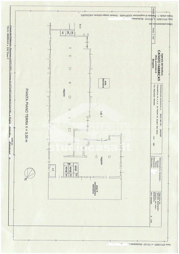 Negozio in vendita a Azzano San Paolo